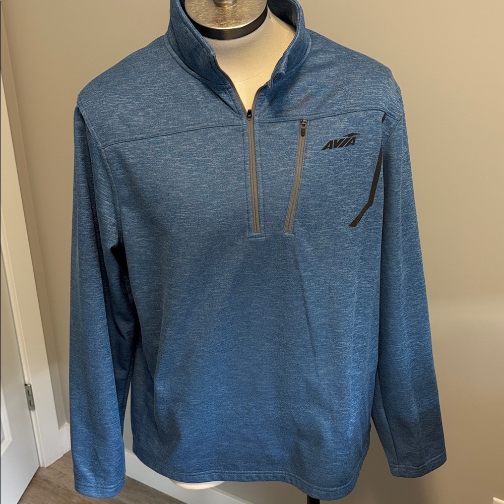Avia Heathered Blue Performance Pullover